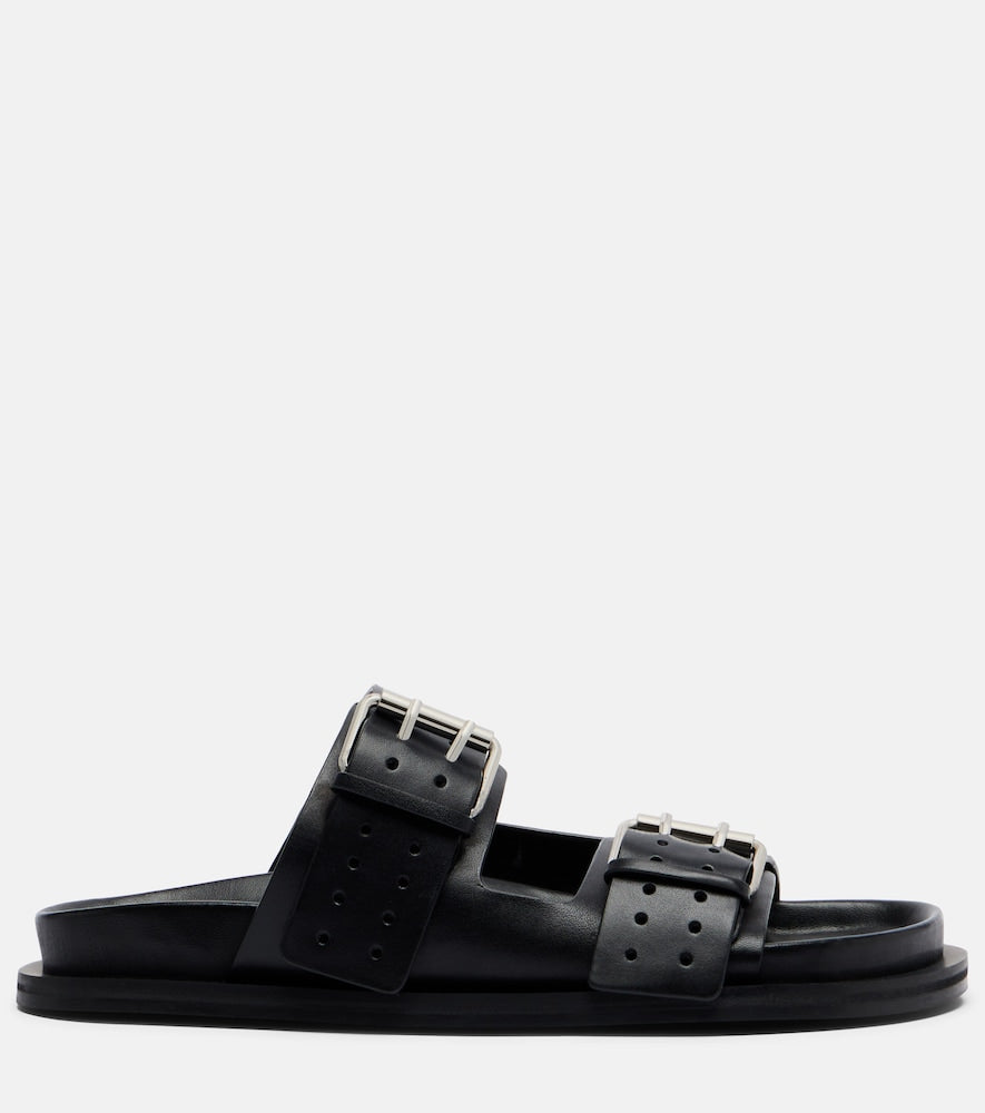 A.Emery Leon leather slides
