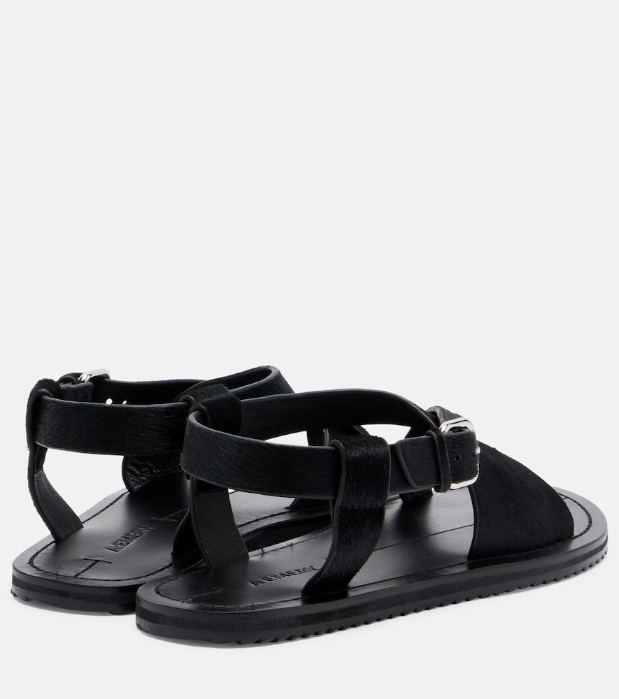 A.Emery Ora calf hair sandals