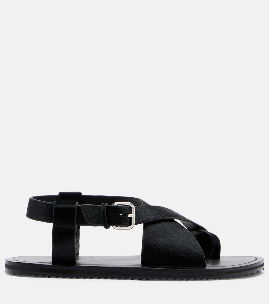 A.Emery Ora calf hair sandals