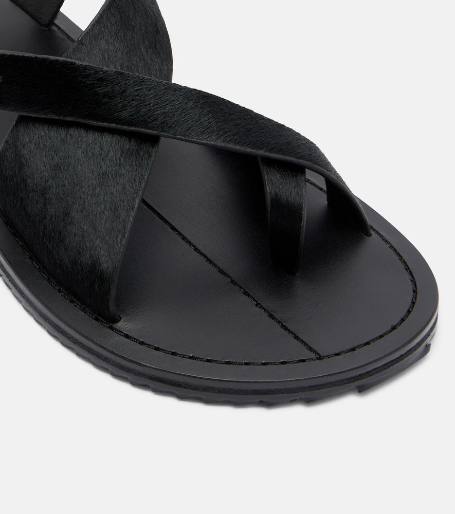 A.Emery Ora calf hair sandals