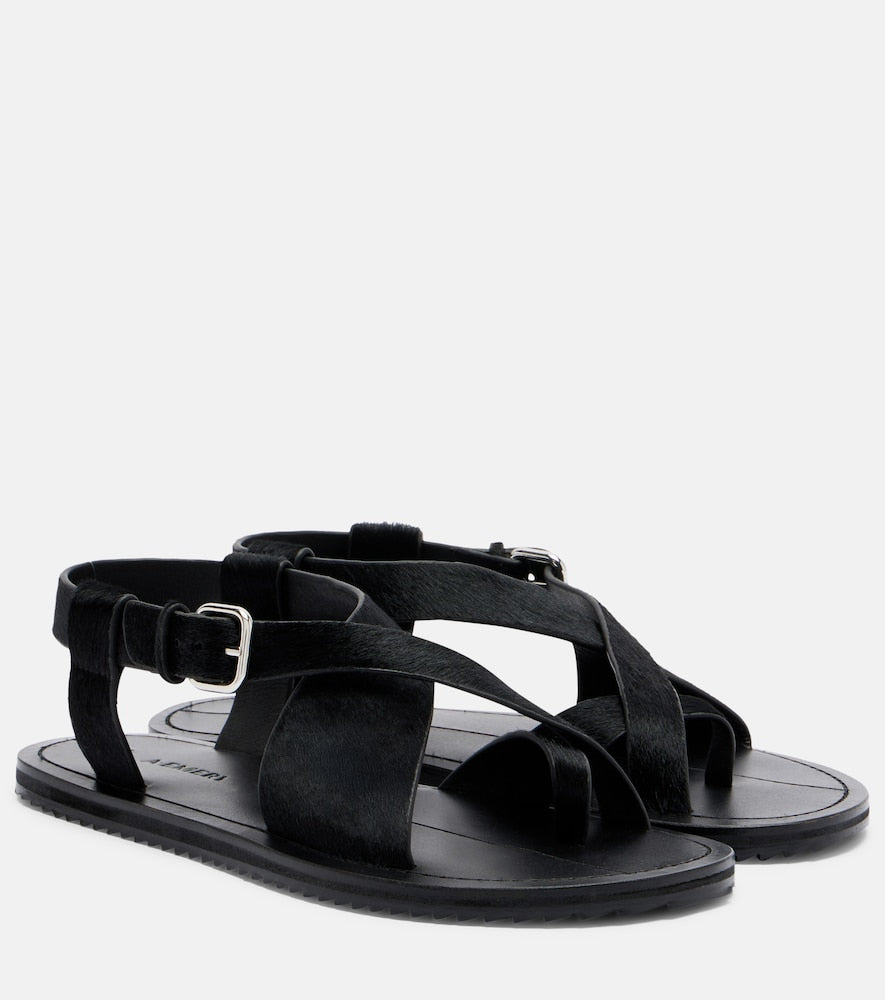 A.Emery Ora calf hair sandals