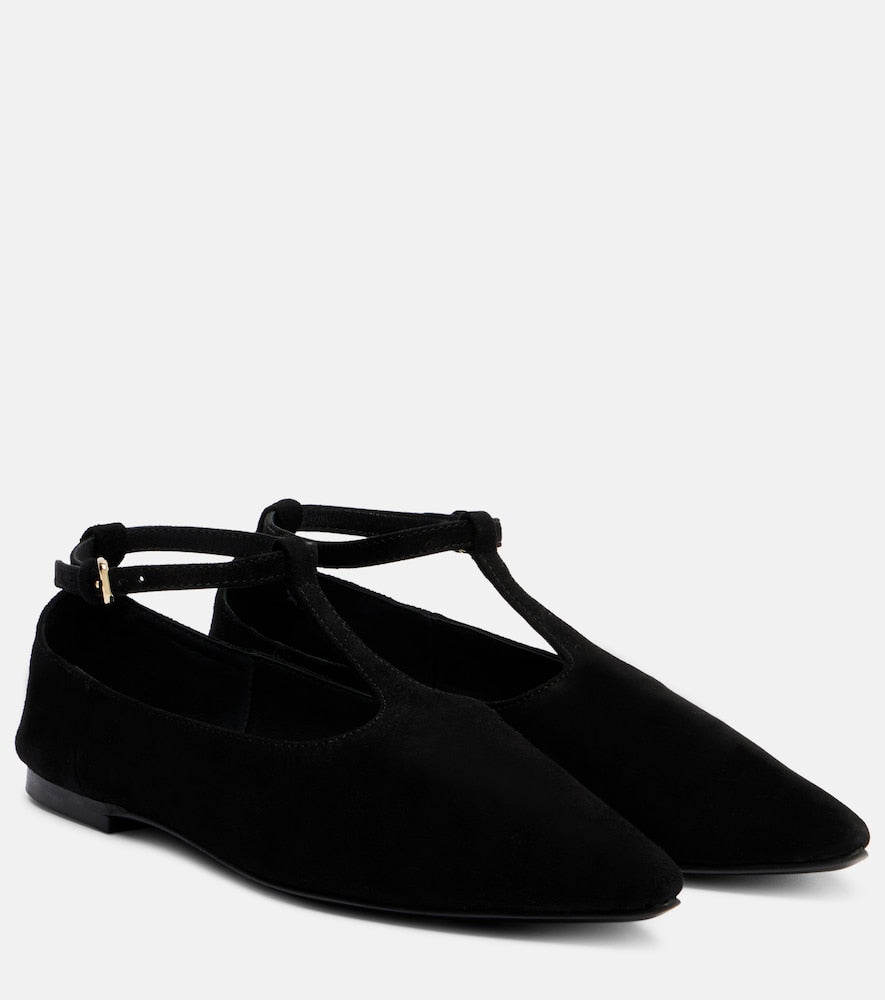 A.Emery Ward suede Mary Jane flats