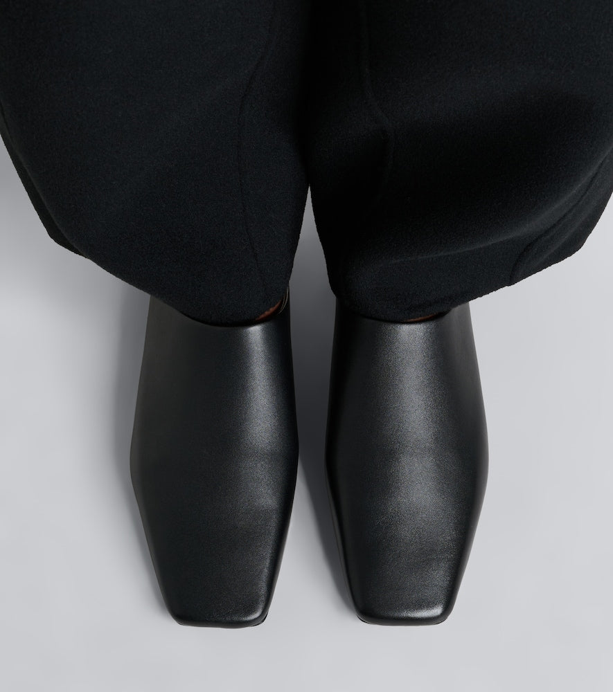 Black A.Emery Griffin leather mules - Mules