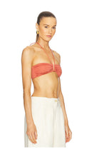 A.L.C. Brooke Bikini Top in Rust