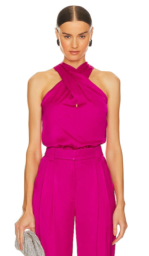A.L.C. Miranda Top in Fuchsia - A.L.C. Haut Miranda en Fuchsia - A.L.C.紫红色米兰达上衣 - A.L.C. Miranda Top in Fuchsia - A.L.C. Miranda 탑 - A.L.C. Top Miranda in fucsia