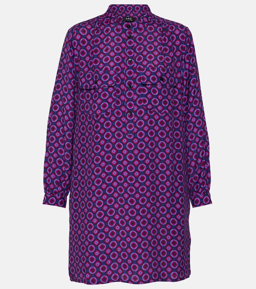 A.P.C. Mathilde printed shirt dress. A.P.C. Mathilde 印花衬衫裙