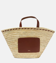 A.P.C. Zoe straw basket bag