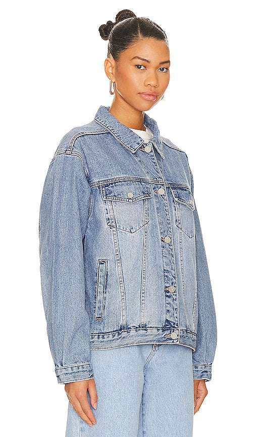 Abrand Sylvie Slouch Jacket in Blue