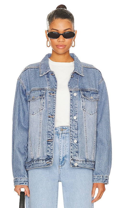 Abrand Sylvie Slouch Jacket in Blue - Abrand Sylvie Veste ample en bleu - Abrand Sylvie 蓝色休闲夹克 - Abrand Sylvie Slouch Jacke in Blau - Abrand Sylvie 슬라우치 자켓 블루 색상 - Giacca Abrand Sylvie Slouch in blu