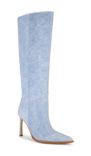 Acler Willow Boot in Denim-Light
