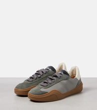 Acne Studios Bars suede and leather sneakers