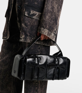 Acne Studios Bow-detail leather tote bag