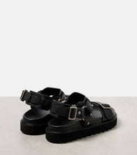 Acne Studios Debossed leather sandals