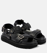 Acne Studios Debossed leather sandals