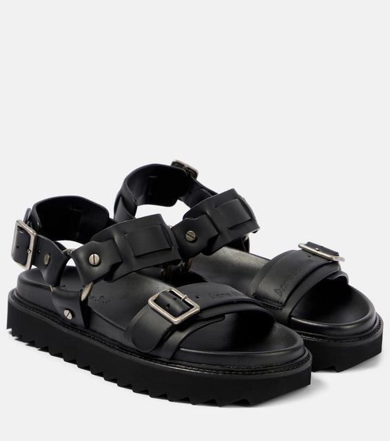 Acne Studios Debossed leather sandals