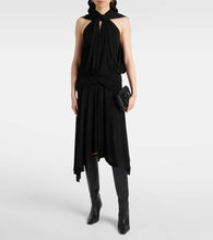 Acne Studios Draped ruched cr√É¬™pe jersey midi dress