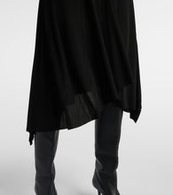 Acne Studios Draped ruched cr√É¬™pe jersey midi dress