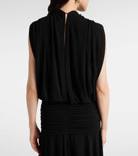 Acne Studios Draped ruched cr√É¬™pe jersey midi dress