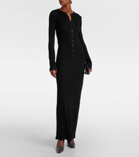 Acne Studios Etrixie ribbed-knit maxi dress