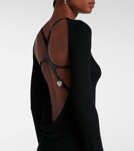 Acne Studios Etrixie ribbed-knit maxi dress