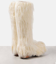 Acne Studios Faux fur knee-high boots