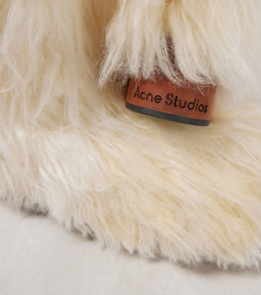 Acne Studios Faux fur knee-high boots