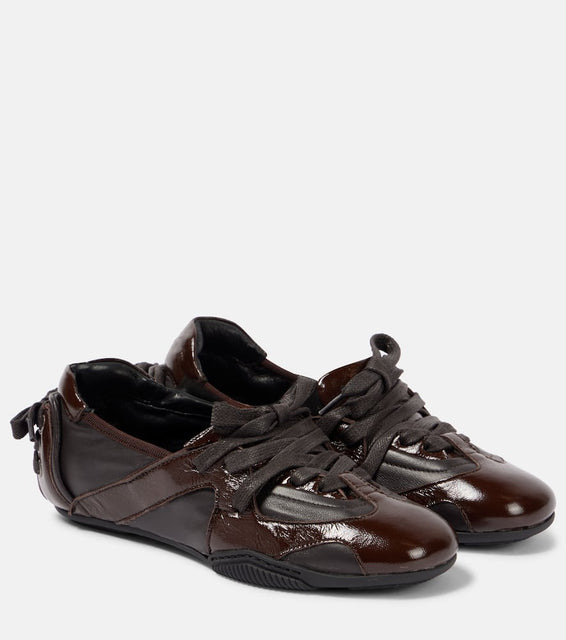 Acne Studios Lace-up leather sneakers