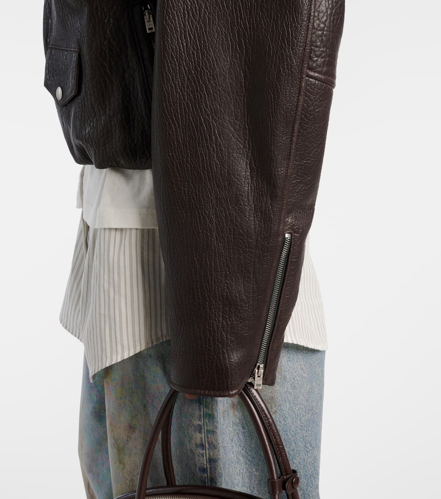 Acne Studios Leather biker jacket