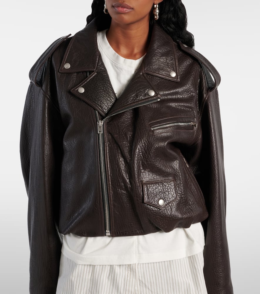 Acne Studios Leather biker jacket