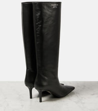 Acne Studios Leather knee-high boots
