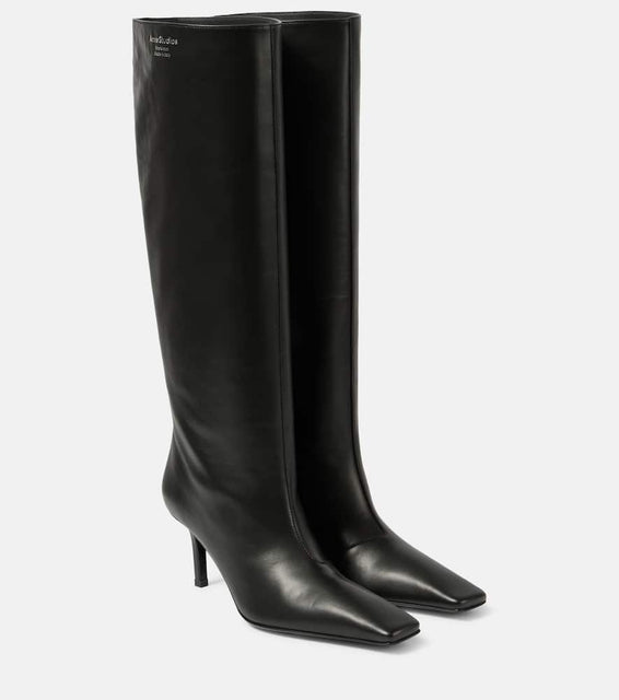 Acne Studios Leather knee-high boots