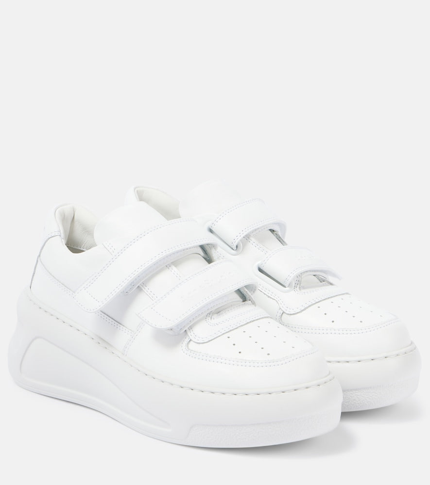 Acne Studios Leather platform sneakers - Acne Studios 皮革厚底运动鞋