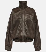 Acne Studios Letty leather bomber jacket - Acne Studios Letty 皮革飞行员夹克