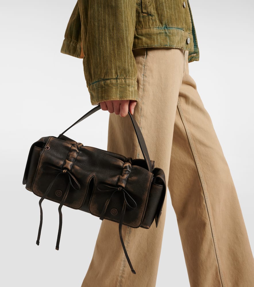 Acne Studios Multipocket leather shoulder bag