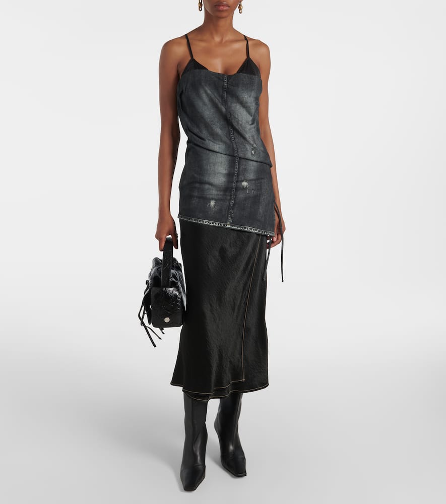 Acne Studios Multipocket leather shoulder bag