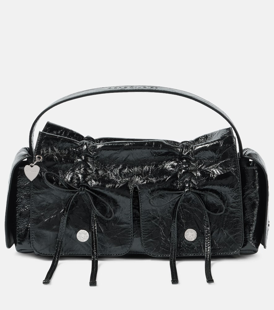 Acne Studios Multipocket leather shoulder bag. Shop Acne Studios Top-Handle Bags for women now.