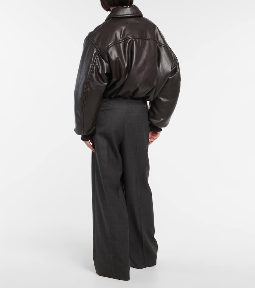 Acne Studios Padded coated jersey bomber jacket