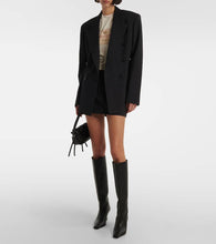 Acne Studios Pinstriped wool and cotton blazer