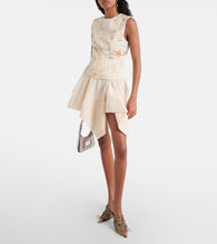 Acne Studios Printed cotton-blend minidress