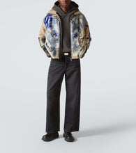 Acne Studios Teddy jacquard fleece zip-up jacket