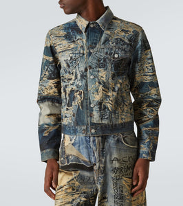 Acne Studios Trompe l'√Ö¬ìil denim jacket