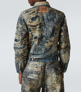 Acne Studios Trompe l'√Ö¬ìil denim jacket