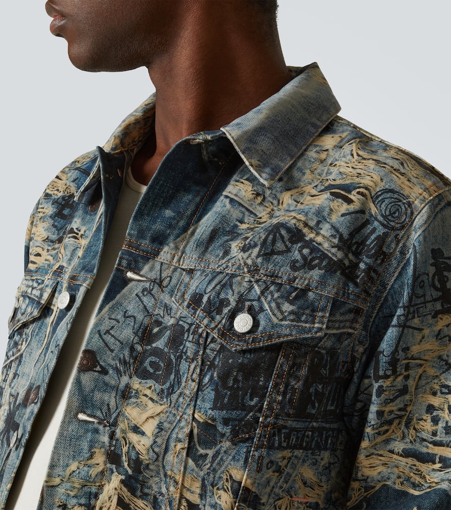 Acne Studios Trompe l'√Ö¬ìil denim jacket