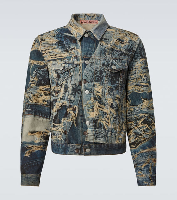 Acne Studios Trompe l'√Ö¬ìil denim jacket