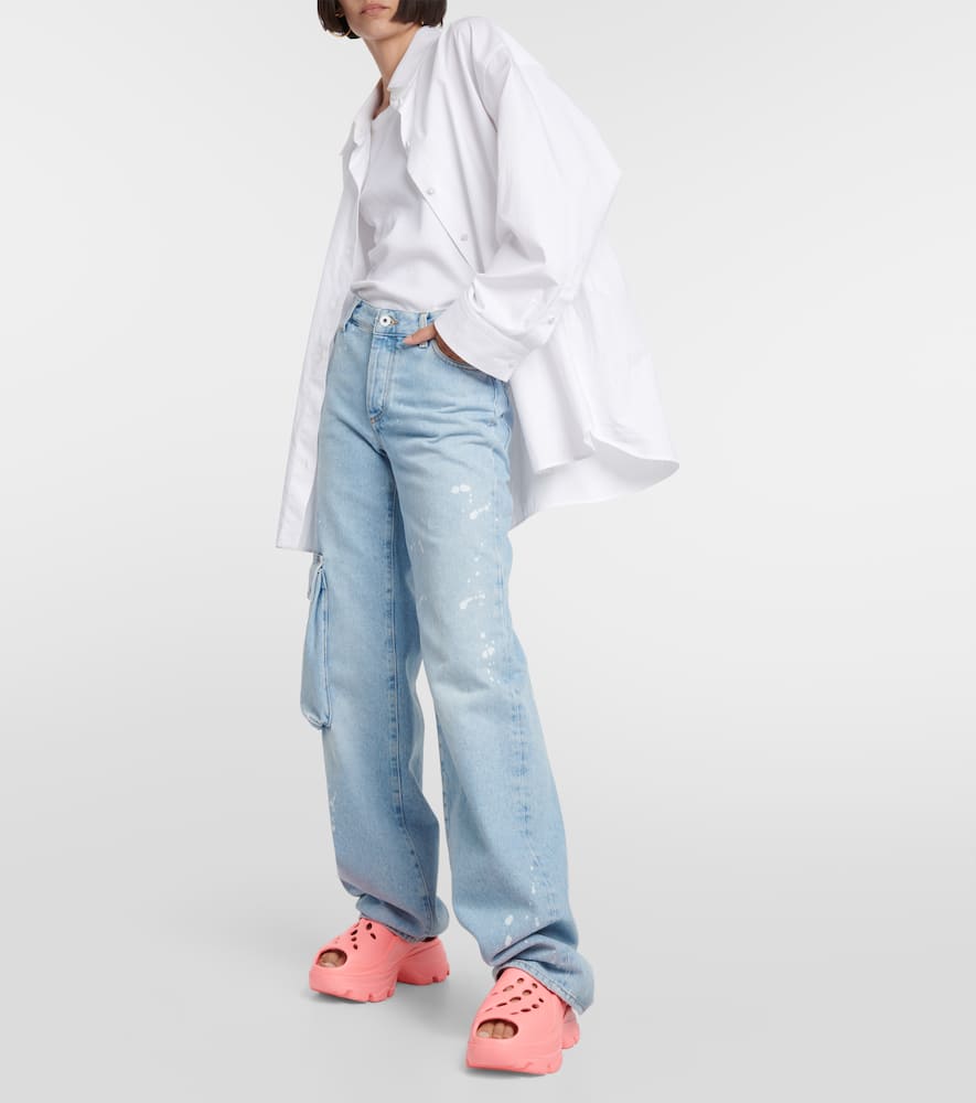 Adidas by Stella McCartney Logo rubber clogs