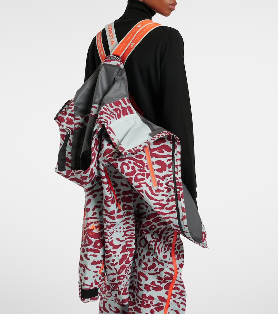Adidas by Stella McCartney x Terrex TrueNature 2L leopard-print ski jacket