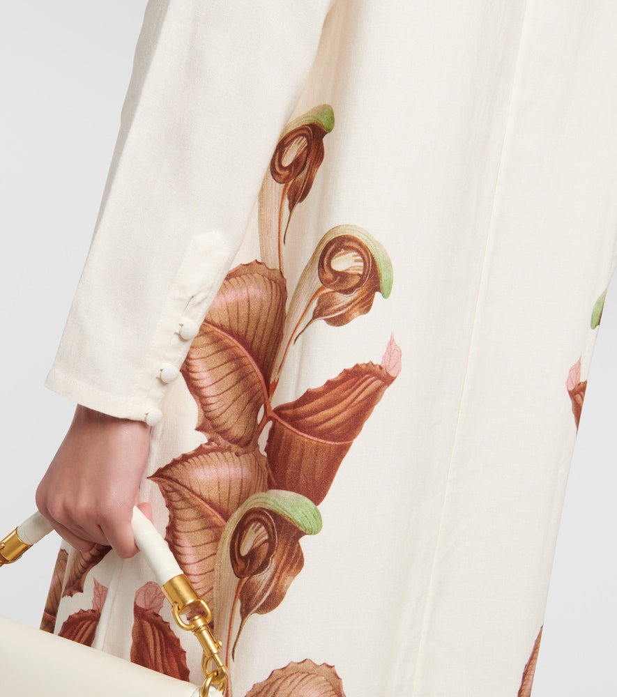 Adriana Degreas Arisaema printed maxi dress