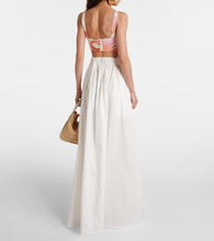 Adriana Degreas Cotton poplin maxi skirt