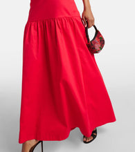Adriana Degreas Cutout tiered cotton-blend maxi dress