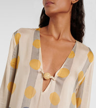 Adriana Degreas Polka-dot beach cover-up